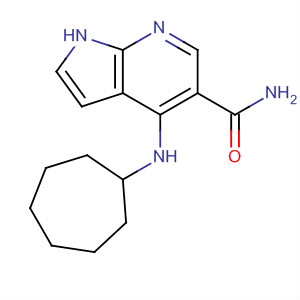 920959-58-6  1H-Pyrrolo[2,3-b]pyridine-5-carboxamide, 4-(cycloheptylamino)-