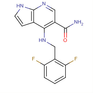 920959-62-2  1H-Pyrrolo[2,3-b]pyridine-5-carboxamide,4-[[(2,6-difluorophenyl)methyl]amino]-