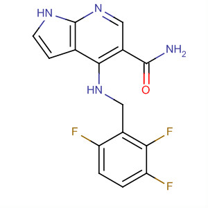 920959-63-3  1H-Pyrrolo[2,3-b]pyridine-5-carboxamide,4-[[(2,3,6-trifluorophenyl)methyl]amino]-