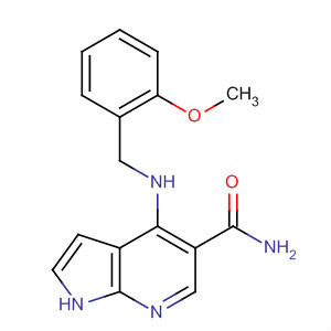 920959-74-6  1H-Pyrrolo[2,3-b]pyridine-5-carboxamide,4-[[(2-methoxyphenyl)methyl]amino]-