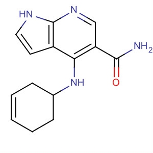 920959-78-0  1H-Pyrrolo[2,3-b]pyridine-5-carboxamide, 4-(3-cyclohexen-1-ylamino)-
