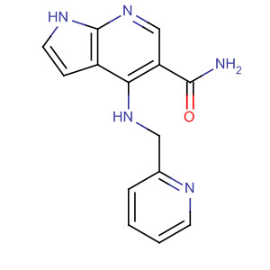 920960-13-0  1H-Pyrrolo[2,3-b]pyridine-5-carboxamide, 4-[(2-pyridinylmethyl)amino]-