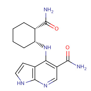 920960-32-3  1H-Pyrrolo[2,3-b]pyridine-5-carboxamide,4-[[(1R,2S)-2-(aminocarbonyl)cyclohexyl]amino]-