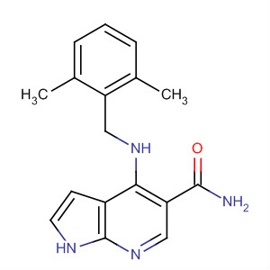 920960-41-4  1H-Pyrrolo[2,3-b]pyridine-5-carboxamide,4-[[(2,6-dimethylphenyl)methyl]amino]-