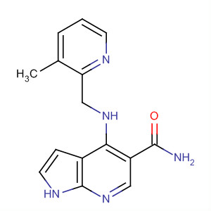 920960-44-7  1H-Pyrrolo[2,3-b]pyridine-5-carboxamide,4-[[(3-methyl-2-pyridinyl)methyl]amino]-