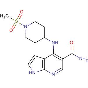 920961-47-3  1H-Pyrrolo[2,3-b]pyridine-5-carboxamide,4-[[1-(methylsulfonyl)-4-piperidinyl]amino]-