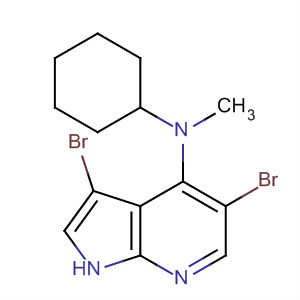 920962-56-7  1H-Pyrrolo[2,3-b]pyridin-4-amine, 3,5-dibromo-N-cyclohexyl-N-methyl-