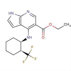920966-00-3  1H-Pyrrolo[2,3-b]pyridine-5-carboxylic acid,4-[[(1R,2S)-2-(trifluoromethyl)cyclohexyl]amino]-, ethyl ester