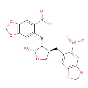 921210-08-4  2-Furanol, tetrahydro-3,4-bis[(6-nitro-1,3-benzodioxol-5-yl)methyl]-,(2S,3R,4R)-