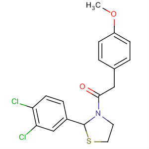 921611-28-1  Ethanone,1-[2-(3,4-dichlorophenyl)-3-thiazolidinyl]-2-(4-methoxyphenyl)-