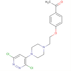 921769-46-2  Ethanone,1-[4-[2-[4-(3,6-dichloro-4-pyridazinyl)-1-piperazinyl]ethoxy]phenyl]-