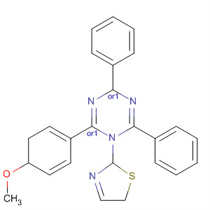 922508-60-9  2H-Thiazolo[3,2-a]-1,3,5-triazine,3,4-dihydro-2-(4-methoxyphenyl)-4,6-diphenyl-, (2R,4S)-rel-