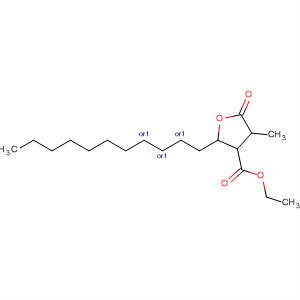 922524-72-9  3-Furancarboxylic acid, tetrahydro-4-methyl-5-oxo-2-undecyl-, ethylester, (2R,3S,4S)-rel-