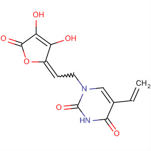 922704-91-4  2,4(1H,3H)-Pyrimidinedione,1-[2-(3,4-dihydroxy-5-oxo-2(5H)-furanylidene)ethyl]-5-ethenyl-