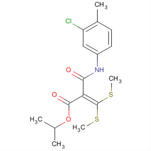 923020-02-4  2-Propenoic acid,2-[[(3-chloro-4-methylphenyl)amino]carbonyl]-3,3-bis(methylthio)-,1-methylethyl ester
