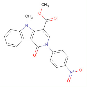 923274-08-2  1H-Pyrido[4,3-b]indole-4-carboxylic acid,2,5-dihydro-5-methyl-2-(4-nitrophenyl)-1-oxo-, methyl ester