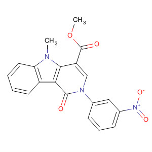 923274-09-3  1H-Pyrido[4,3-b]indole-4-carboxylic acid,2,5-dihydro-5-methyl-2-(3-nitrophenyl)-1-oxo-, methyl ester