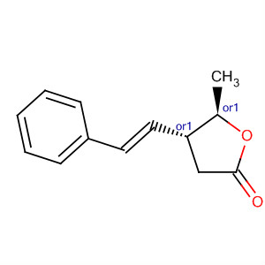 923586-03-2  2(3H)-Furanone, dihydro-5-methyl-4-[(1E)-2-phenylethenyl]-,(4R,5R)-rel-