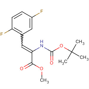 923601-71-2  2-Propenoic acid,3-(2,5-difluorophenyl)-2-[[(1,1-dimethylethoxy)carbonyl]amino]-, methylester