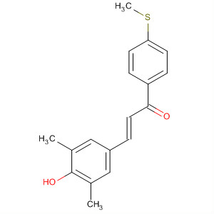 923978-99-8  2-Propen-1-one,3-(4-hydroxy-3,5-dimethylphenyl)-1-[4-(methylthio)phenyl]-, (2E)-