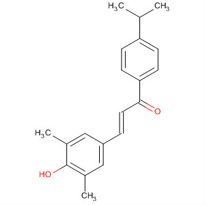 923979-13-9  2-Propen-1-one,3-(4-hydroxy-3,5-dimethylphenyl)-1-[4-(1-methylethyl)phenyl]-, (2E)-