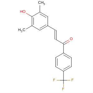 923979-14-0  2-Propen-1-one,3-(4-hydroxy-3,5-dimethylphenyl)-1-[4-(trifluoromethyl)phenyl]-, (2E)-
