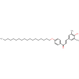 923979-21-9  2-Propen-1-one,3-(4-hydroxy-3,5-dimethylphenyl)-1-[4-(octadecyloxy)phenyl]-, (2E)-