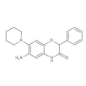 923985-19-7  2H-1,4-Benzoxazin-3(4H)-one, 6-amino-2-phenyl-7-(1-piperidinyl)- 923985-19-7  2H-1,4-Benzoxazin-3(4H)-one, 6-amino-2-phenyl-7-(1-piperidinyl)-