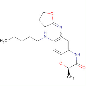 923986-62-3  2H-1,4-Benzoxazin-3(4H)-one,6-[(dihydro-2(3H)-furanylidene)amino]-2-methyl-7-(pentylamino)-, (2R)-