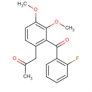 924280-03-5  2-Propanone, 1-[2-(2-fluorobenzoyl)-3,4-dimethoxyphenyl]-