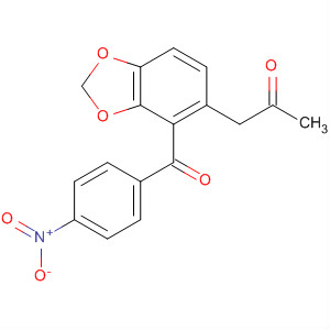 924280-13-7  2-Propanone, 1-[4-(4-nitrobenzoyl)-1,3-benzodioxol-5-yl]-