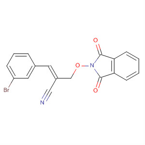 924280-73-9  2-Propenenitrile,3-(3-bromophenyl)-2-[[(1,3-dihydro-1,3-dioxo-2H-isoindol-2-yl)oxy]methyl]-, (2E)-