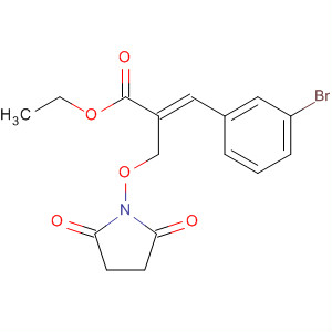924280-79-5  2-Propenoic acid,3-(3-bromophenyl)-2-[[(2,5-dioxo-1-pyrrolidinyl)oxy]methyl]-, ethyl ester,(2E)-