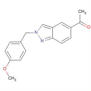 924300-50-5  Ethanone, 1-[2-[(4-methoxyphenyl)methyl]-2H-indazol-5-yl]-