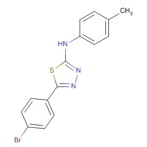92433-18-6  1,3,4-Thiadiazol-2-amine, 5-(4-bromophenyl)-N-(4-methylphenyl)-