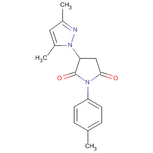 92453-91-3  2,5-Pyrrolidinedione,3-(3,5-dimethyl-1H-pyrazol-1-yl)-1-(4-methylphenyl)-