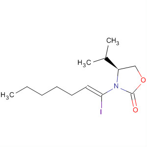 924898-54-4  2-Oxazolidinone, 3-[(1Z)-1-iodo-1-hepten-1-yl]-4-(1-methylethyl)-, (4S)-