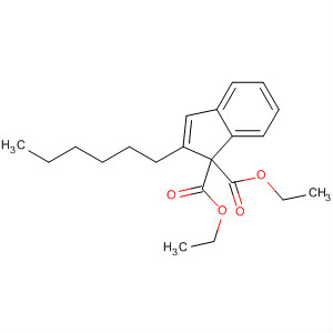 925203-75-4  1H-Indene-1,1-dicarboxylic acid, 2-hexyl-, 1,1-diethyl ester