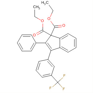 925204-09-7  1H-Indene-1,1-dicarboxylic acid, 2-phenyl-3-[3-(trifluoromethyl)phenyl]-,1,1-diethyl ester