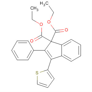 925204-11-1  1H-Indene-1,1-dicarboxylic acid, 2-phenyl-3-(2-thienyl)-, 1,1-diethylester