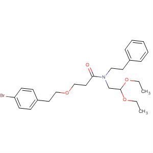 925243-89-6  Propanamide,3-[2-(4-bromophenyl)ethoxy]-N-(2,2-diethoxyethyl)-N-(2-phenylethyl)-