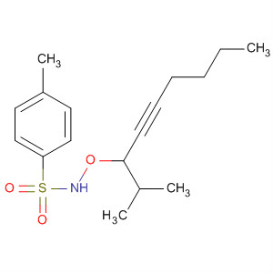 925428-21-3  Benzenesulfonamide, 4-methyl-N-[[1-(1-methylethyl)-2-heptyn-1-yl]oxy]-