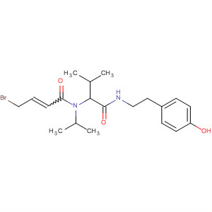 925454-68-8  2-Butenamide,4-bromo-N-[1-[[[2-(4-hydroxyphenyl)ethyl]amino]carbonyl]-2-methylpropyl]-N-(1-methylethyl)-