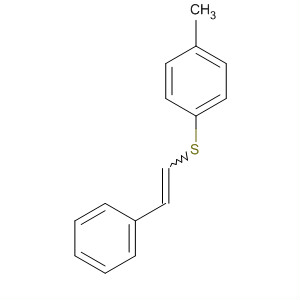 92550-70-4  Benzene, 1-methyl-4-[(2-phenylethenyl)thio]-