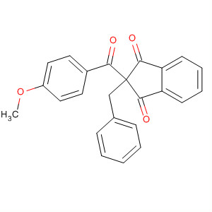 925670-70-8  1H-Indene-1,3(2H)-dione, 2-(4-methoxybenzoyl)-2-(phenylmethyl)-