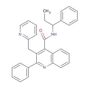 925702-02-9  4-Quinolinecarboxamide,2-phenyl-N-(1-phenylpropyl)-3-(2-pyridinylmethyl)-