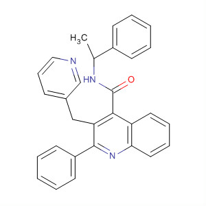 925702-08-5  4-Quinolinecarboxamide,2-phenyl-N-(1-phenylethyl)-3-(3-pyridinylmethyl)-