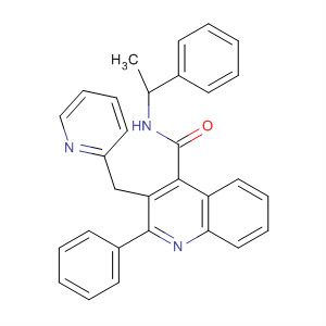 925702-11-0  4-Quinolinecarboxamide,2-phenyl-N-(1-phenylethyl)-3-(2-pyridinylmethyl)-
