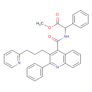 925702-31-4  Benzeneacetic acid,a-[[[2-phenyl-3-[3-(2-pyridinyl)propyl]-4-quinolinyl]carbonyl]amino]-,methyl ester