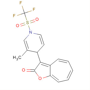 925918-27-0  2H-Cyclohepta[b]furan-2-one,3-[1,4-dihydro-3-methyl-1-[(trifluoromethyl)sulfonyl]-4-pyridinyl]-